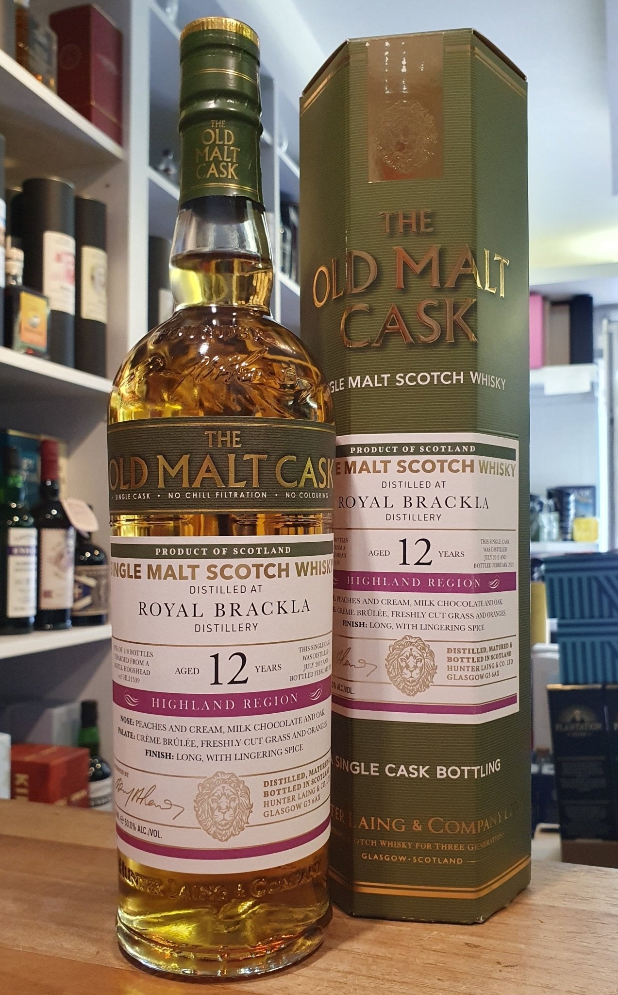 alt
Royal Brackla single cask 2012 2025 12Y Highland 50% vol. 0,7l Whisky Hunter Laing hl21539