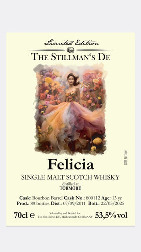 Tormore Single cask 2011 The Stillmans Whisky Felicia 13y 0,7l 53,5% vol. 800112