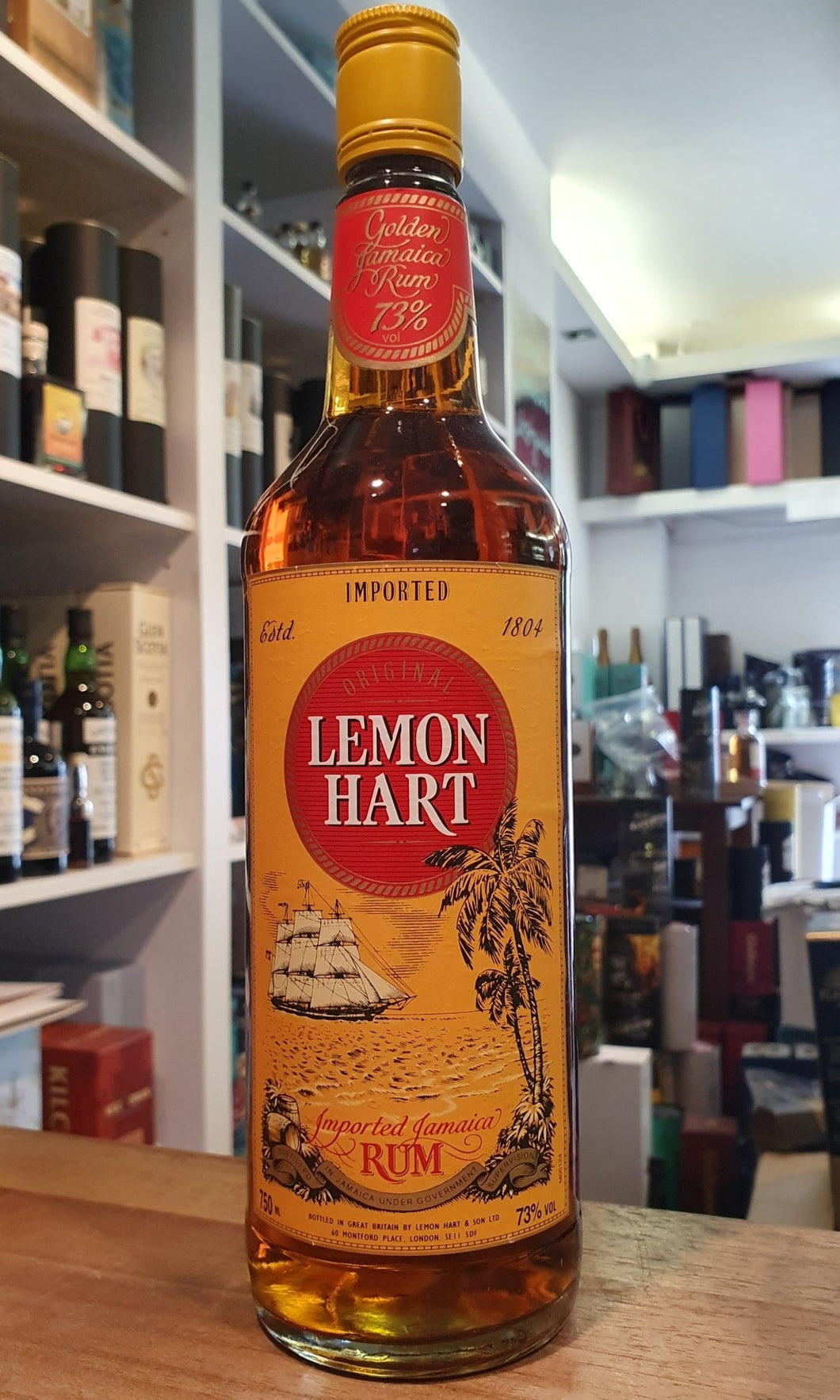 Lemon Hart 1980s Overproof 151 0,7l 73% Jamaica Rum Fassabfüllung Sonderedition