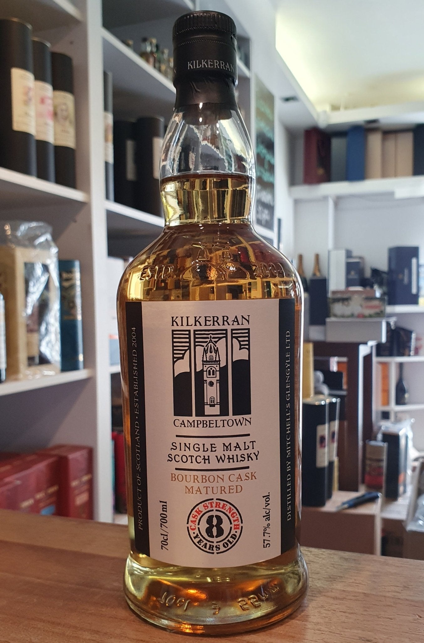 Kilkerran 8y 12 2025 CS Bourbon cask strength 0,7l 57,7%vol. Limited Edition