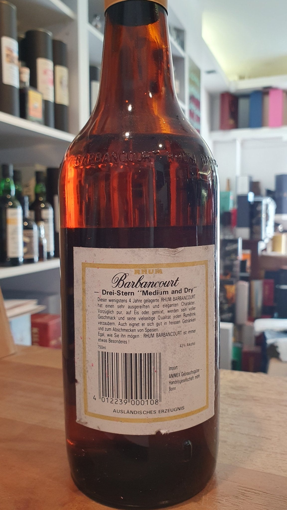 Barbancourt 3 Star Rum 70er / 80er 0,7l 40%vol. Rum extrem selten