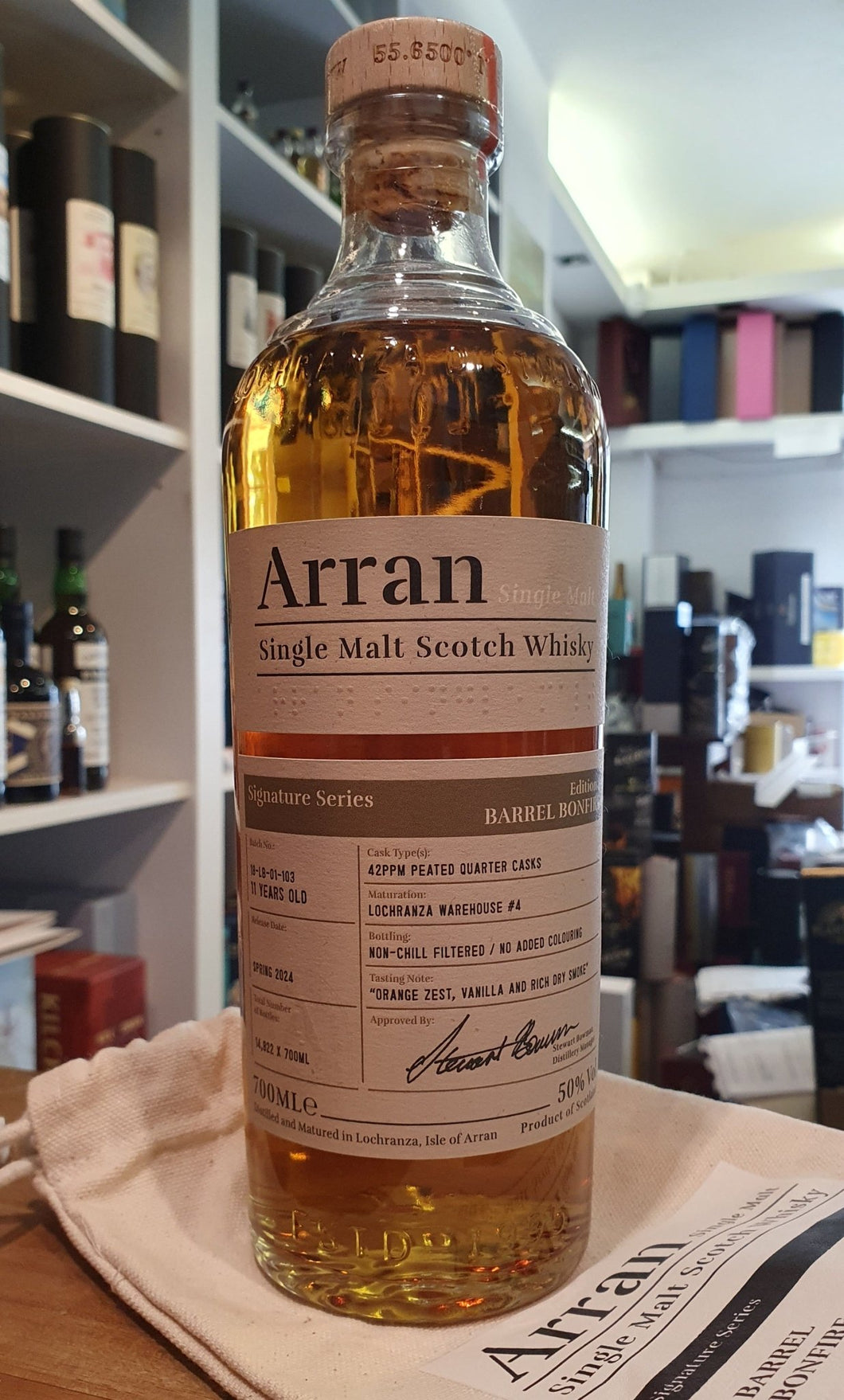Arran Barral Bonfire Signature Ed. 2 0,7l 50 % vol. Single Malt Whisky