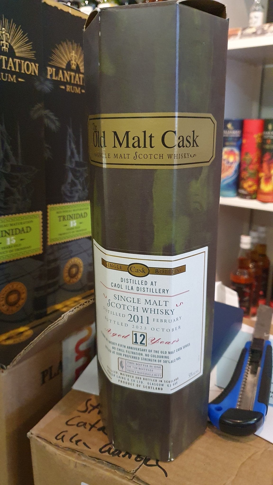 Caol Ila jednosudový 2011 s GP 2023 Manzanilla Butt 12Y Islay OMC 50% vol. 0,7l Old Malt Cask Whisky Hunter Laing hl alt