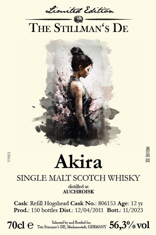 Auchroisk 2011 Akira The Stillmans 0,7l 56,3% vol. Whisky - inn-out-shop