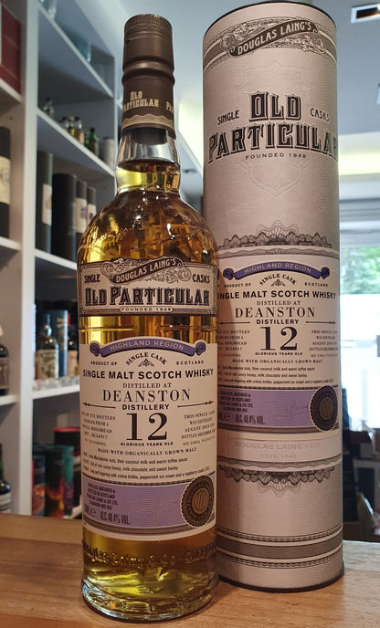 Deanston single cask 2010 2022 12Y organic Old Particular 48,4% vol. 0,7l Whisky Douglas Laing 16917