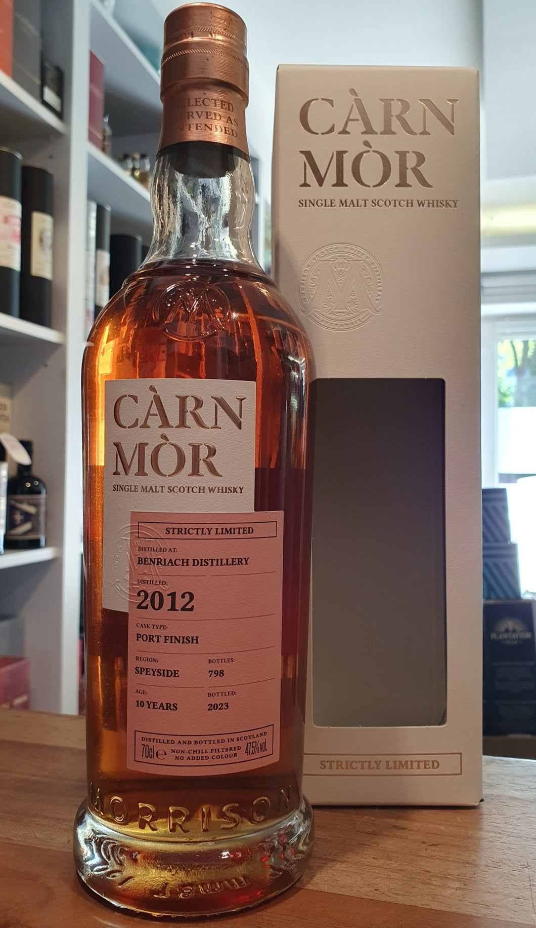 Benriach 2012 2022 Port cask Carn Mor 47,5% vol. 0,7l Speyside Strictly Limited Highland Whisky