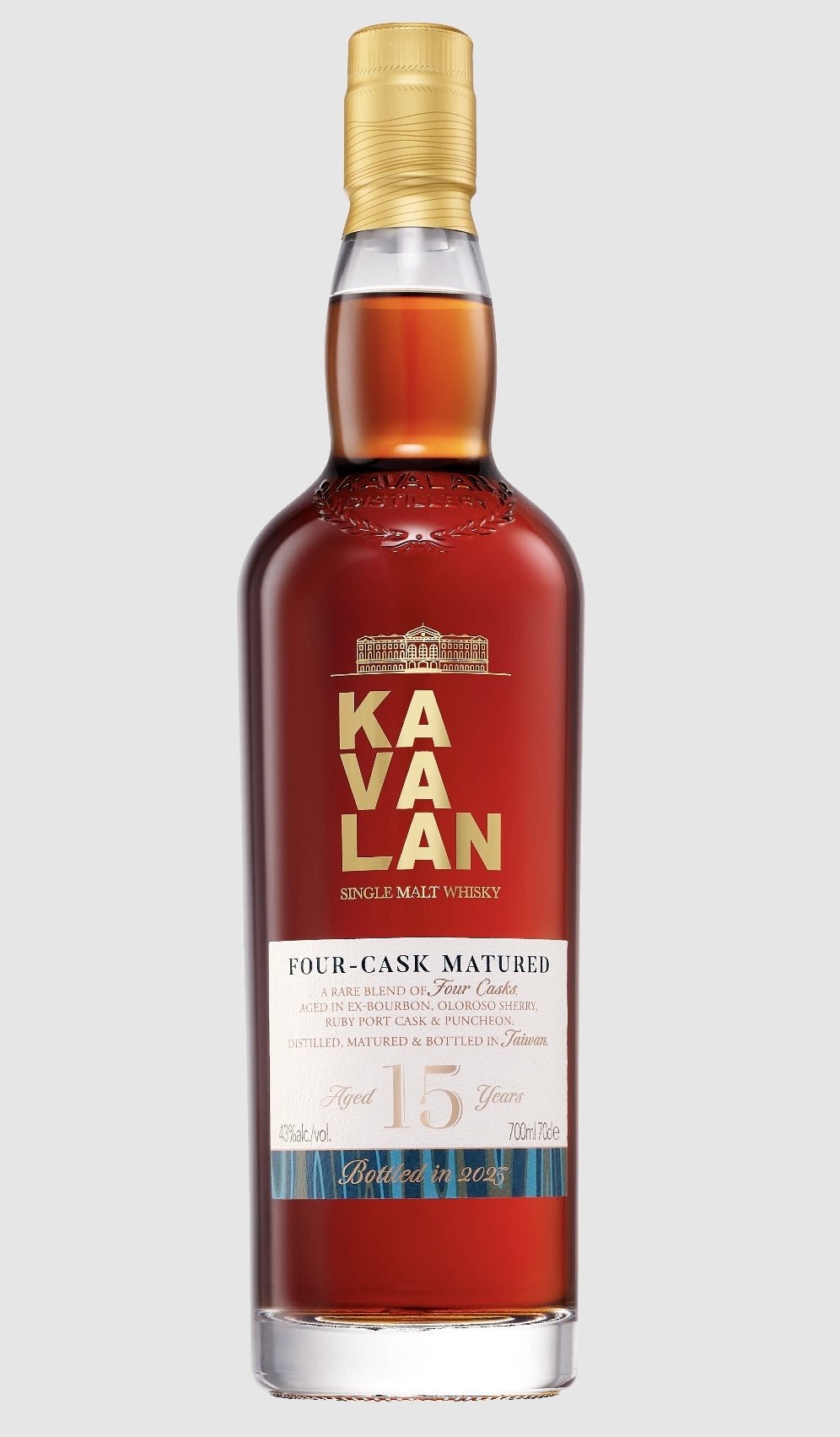 Kavalan 15 y Four Casks 2025 Edition 0.7l Fl 43 %vol. Taiwan Whisky