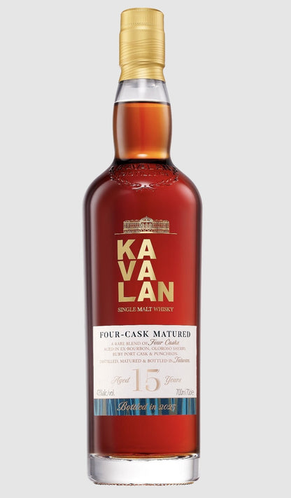 Kavalan 15 y Four Casks 2025 Edition 0.7l Fl 43 %vol. Taiwan Whisky
