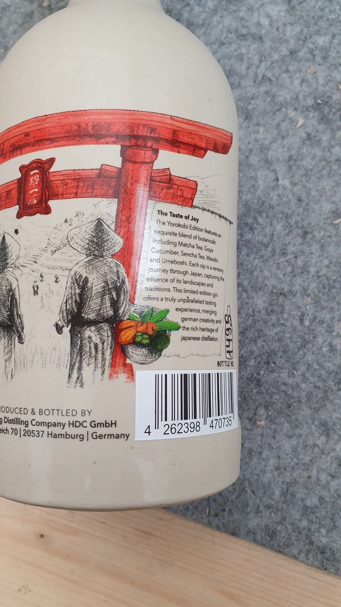 Knut Hansen #6 Yorokobi 2024 Edition Gin 0,5l 44% Vol. láhev Německo