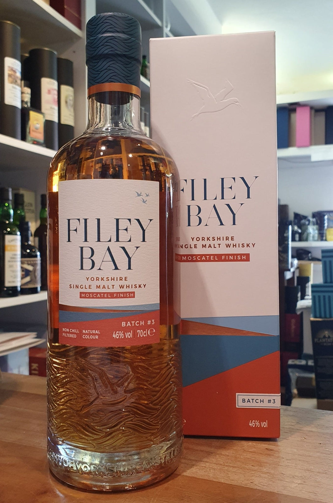 Filey Bay Moscatel Cask 3 Yorkshire Whisky single malt 0,7l 46 % vol.