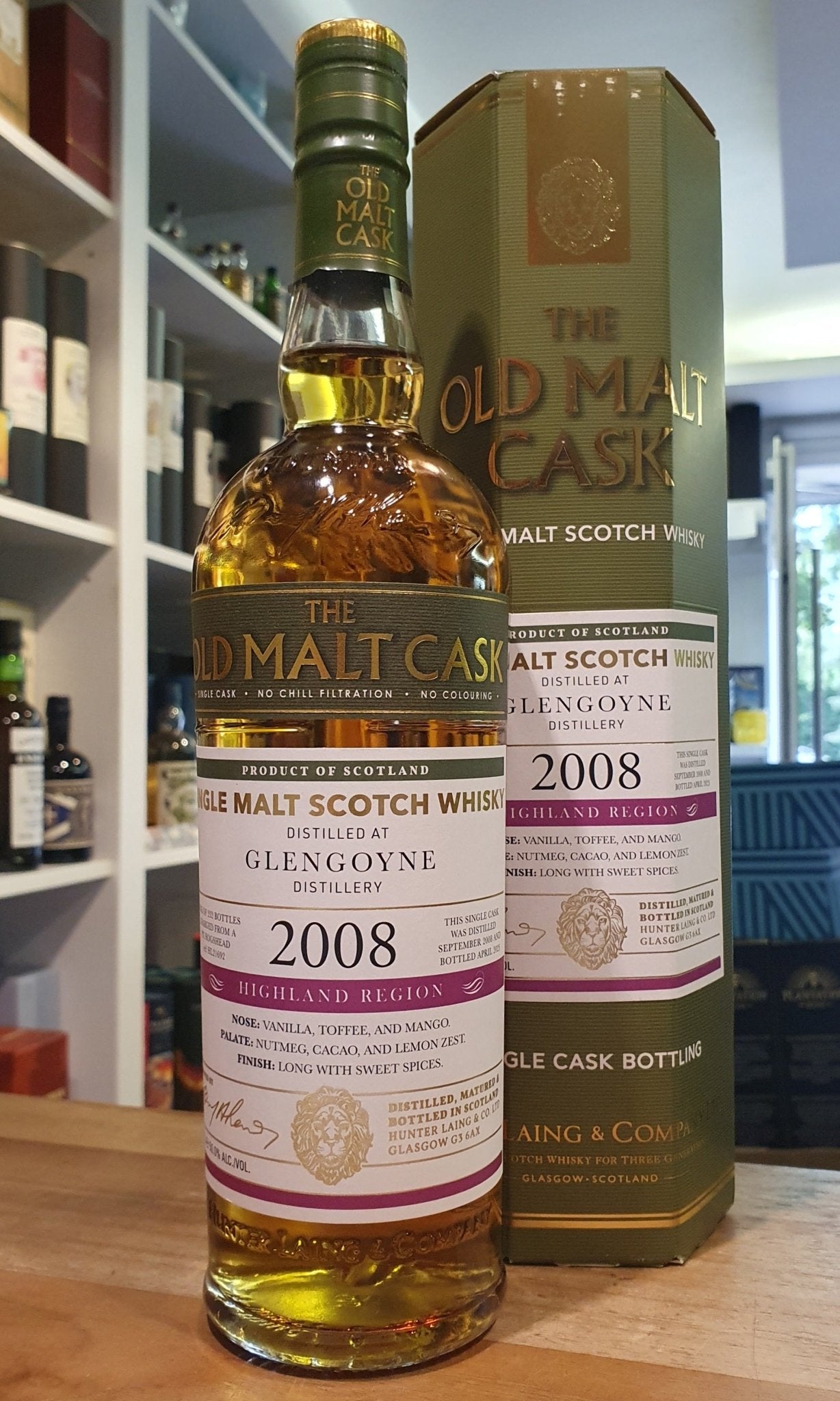 Glengoyne whisky single cask 2008 2025 PX 16Y Highland 50% vol. 0,7l Whisky Hunter Laing hl21692