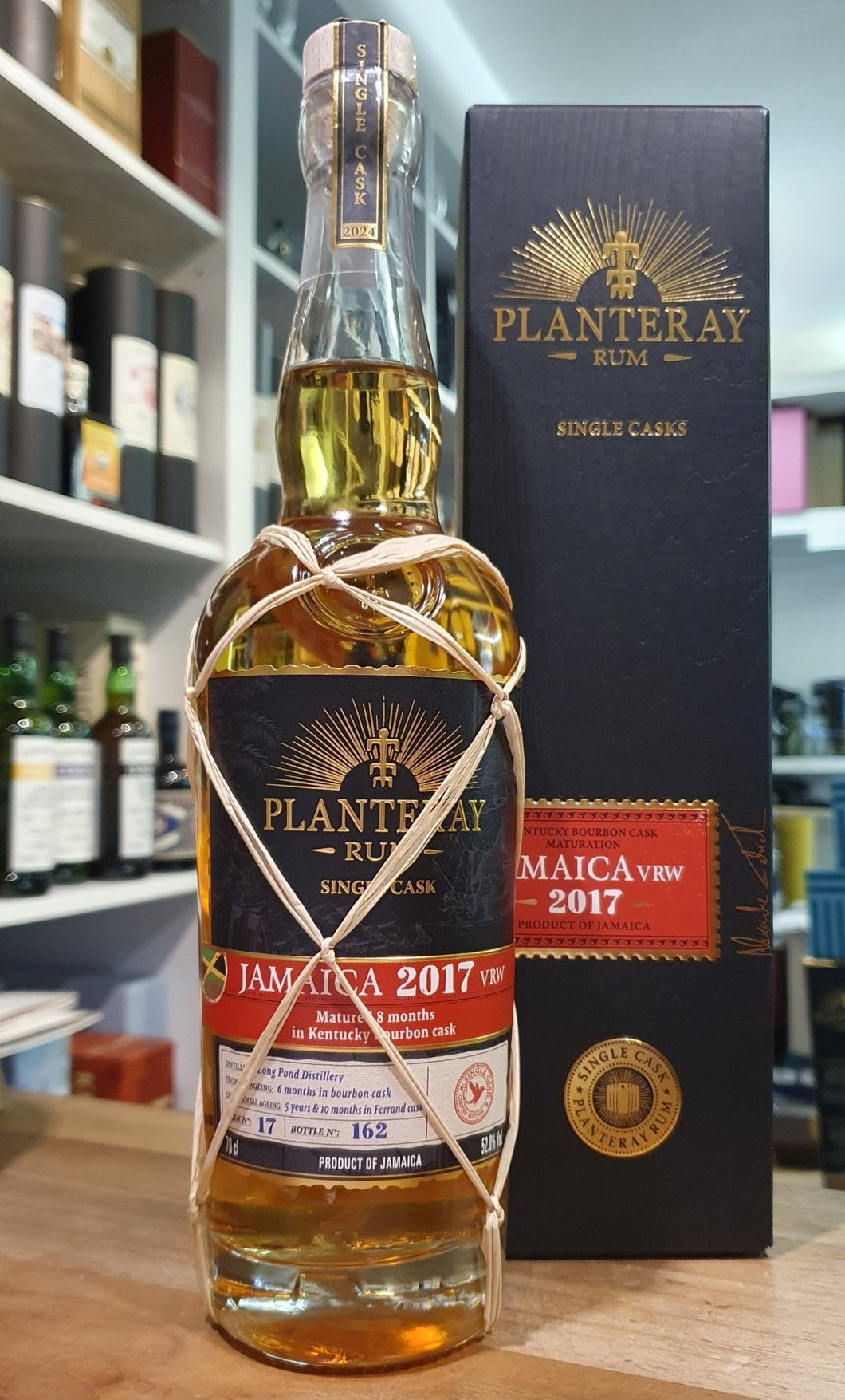 Planteray Long Pond Jamaica VRW 2017 2024 Kentucky Cask 0,7l 52 % vol. Inn - out single cask Rum Plantation