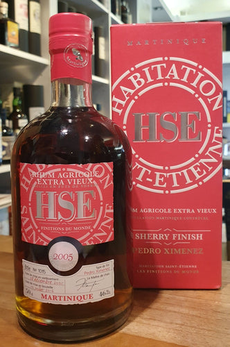 HSE 2005 2016 PX Sherry Agricole Rum Extra Vieux 46% vol. 0,5l Rhum