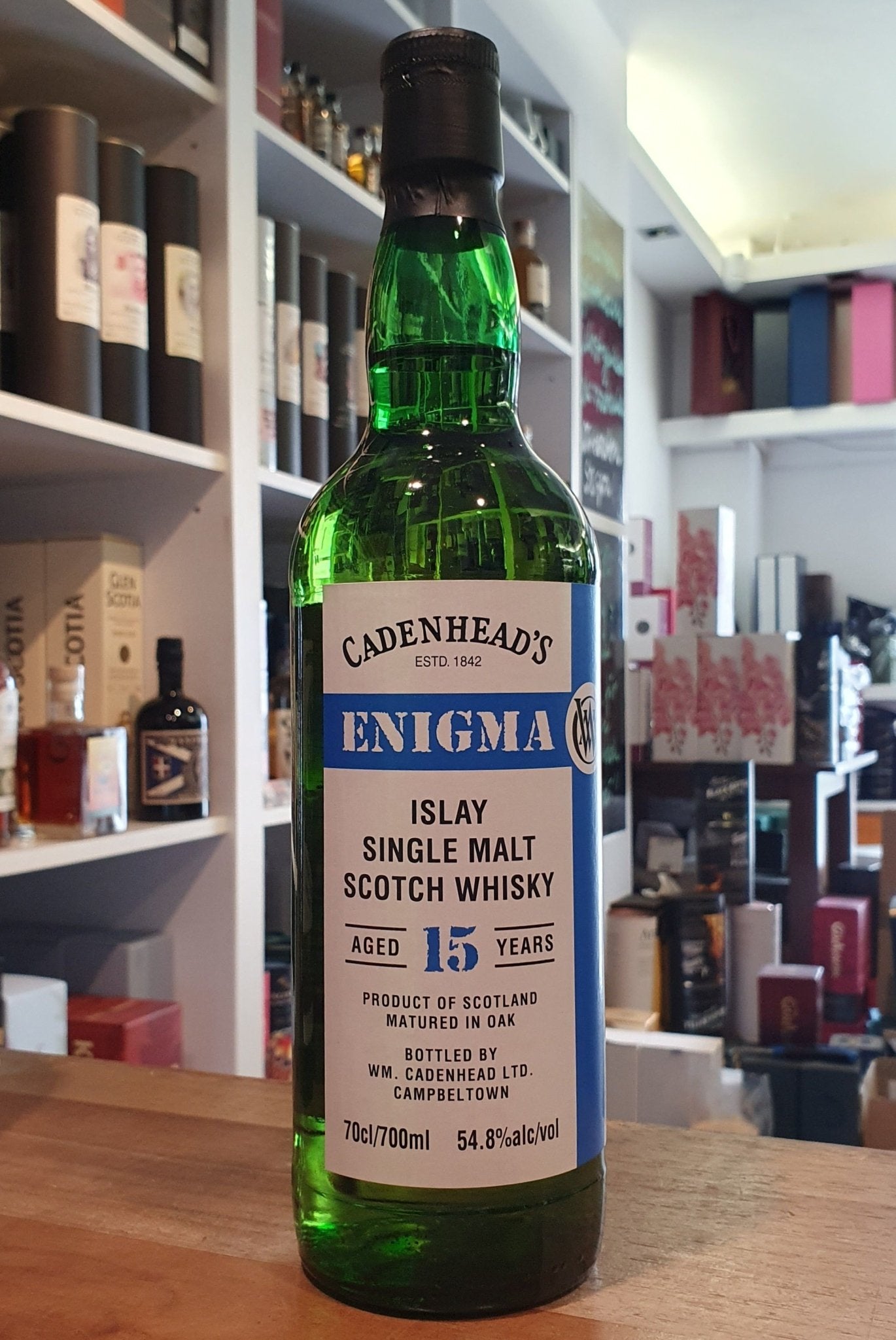 Enigma 15y Islay Single Malt Cadenhead's Whisky 0,7l 54,8 %vol.