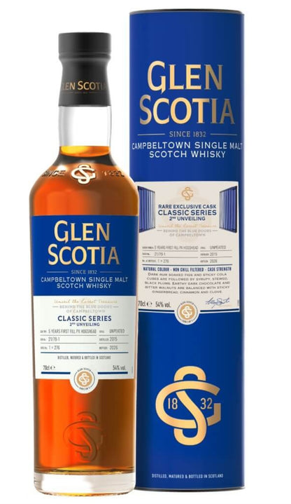 Glen scotia Single cask 2015 PX 0,7l 54 %vol. Whisky Behind the Blue Doors Series 2nd unveiling