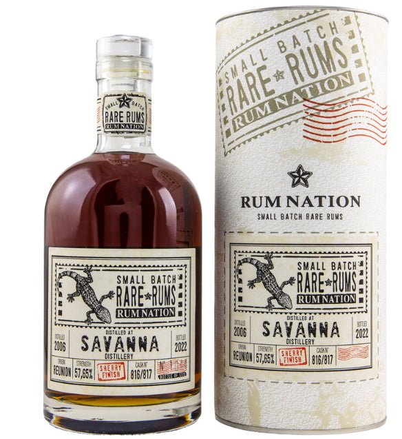 Rum Nation Reunion 2006 2022 Savanna Distillery Single Cask Rum 57,65% vol. 0,7l Cask Strength