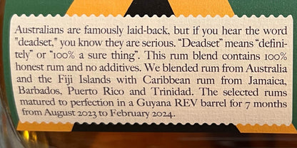 Rumclub Ed.43 Deadset blend Guyana REV cask 51,7% vol. 0,5l Single cask Rum club