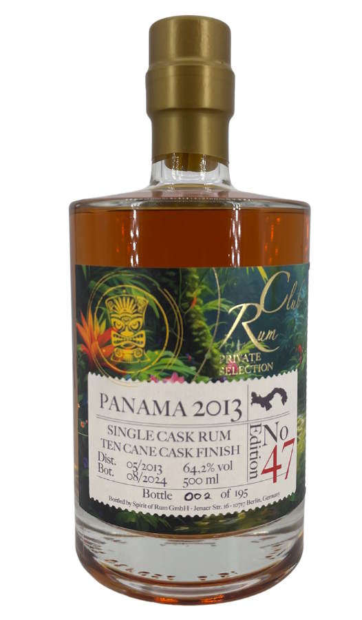 Rumclub ed.47 Panama 2013 2024 0,5l 64,2% vol. rum club Private Selection Edition