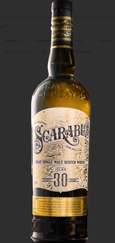 Scarabus 30y Edition Fasstärke 0,7l 42,6% vol. Whisky Islay single malt