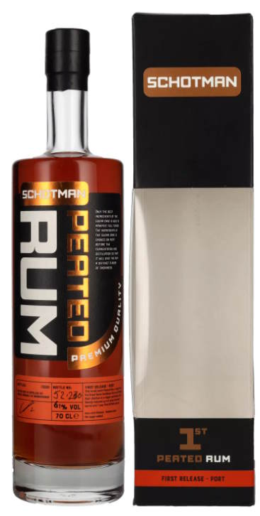 alt
Schotman Rum B1 Peated Port cask 0,7l 61% obj. blend
