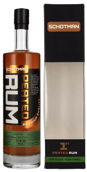 alt
Schotman Rum B1 tourbé PX cask 0,7l 53 % vol. assemblage
