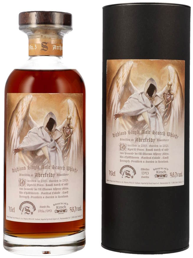 Aberfeldy 2013 2023 Archangel 3 CS Signatory Vintage 0,7l 58,7 % vol. Whisky Highland Single First Fill Oloroso Sherry Butts