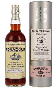 Edradour 2013 2023 Signatory Vintage 0,7l 46% vol. Whisky unchillfiltred collection #281, 282, 283, 284 1st Fill Oloroso Sherry Butts