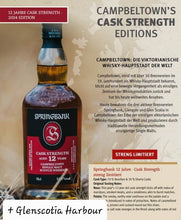 Load image into Gallery viewer, Springbank 12y 2024 cask strength o.Dose Einzeln 0,7l 57,2% vol. Schottland Campbeltown
