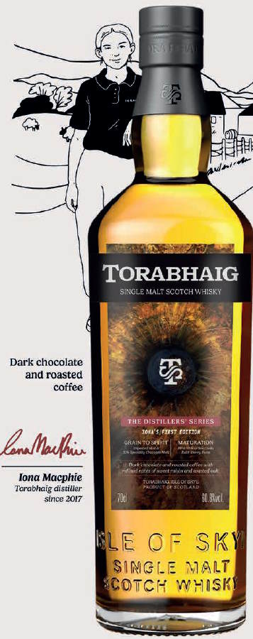 Torabhaig Iona unpeated The distillers series 0,7l 60,9 % vol. mit GP Whisky sky single malt