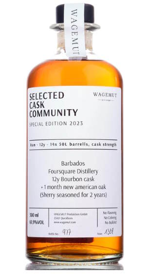 Wagemut Foursquare 12y SCC PX Single Cask 2023 Cask Strength Barbados Rum 0,7l 61,9%vol.