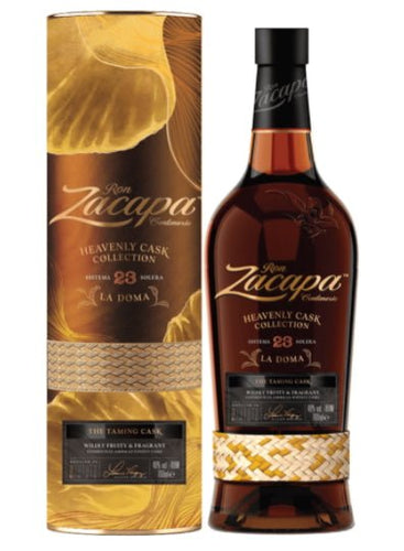 Zacapa 23 Rum La Doma The Taming Cask Heavenly Cask Collection The Taming cask 0,7 40%vol. Systema 23 Solera ,wildly fruity & fragrant Ex-Bourbon Fass gelagert