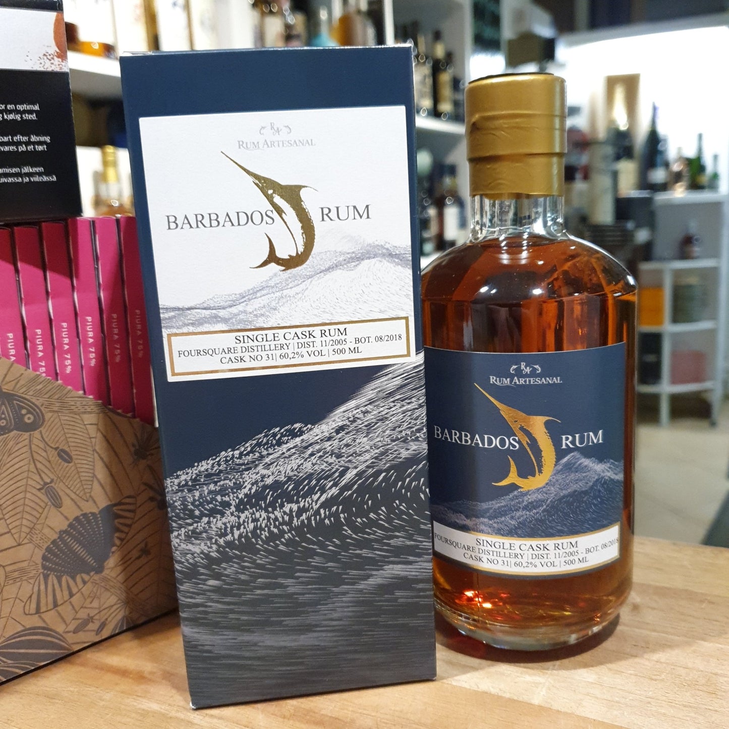 x RA Barbados 12y 2005 Foursquare Dist. 0,5l 60,2% vol. Single Cask Rum Artesanal