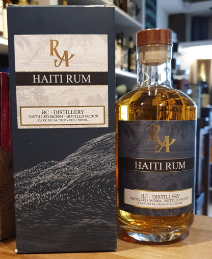 x RA Haiti 2004 2020 Barbancourt 16y 0,5l 58,9 % vol. single cask Rum Artesanal