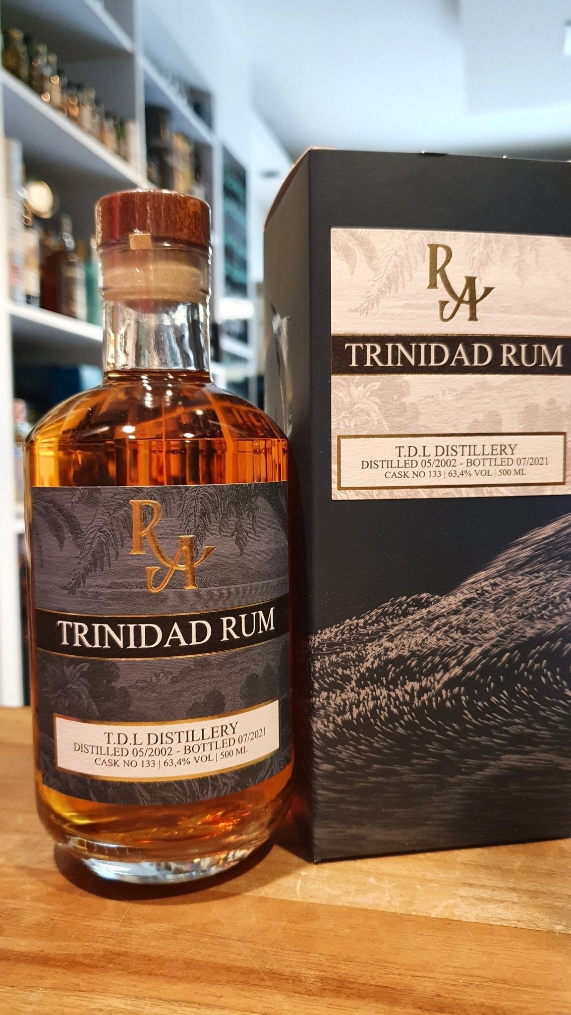 x RA Trinidad TDL 2002 2021 133 0,5l 63,4%vol. single cask Rum Artesanal