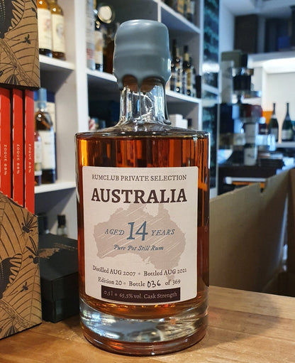 Rumclub Ed. 20 Austrálie 2007 65,5% vol. 0,5l Single Cask Rumclub PRIVATE SELECTION EDITION
