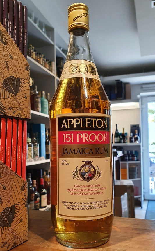 Appleton 151 proof 1980s Jamaica Rum 1,0l 75,5% vol.