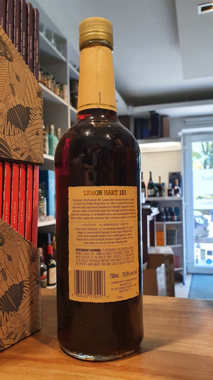 Lemon Hart 1980s Demerara Overproof 151 0,7l 75,5% Guyana single cask Rum Fassabfüllung Sonderedition