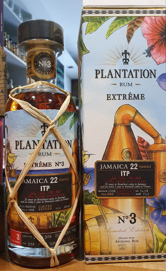 Plantation Extreme No 3 ITP Long Pond 22 1996 0,7l 56,2% vol. single cask rum lahvováno ze sudu speciální edice