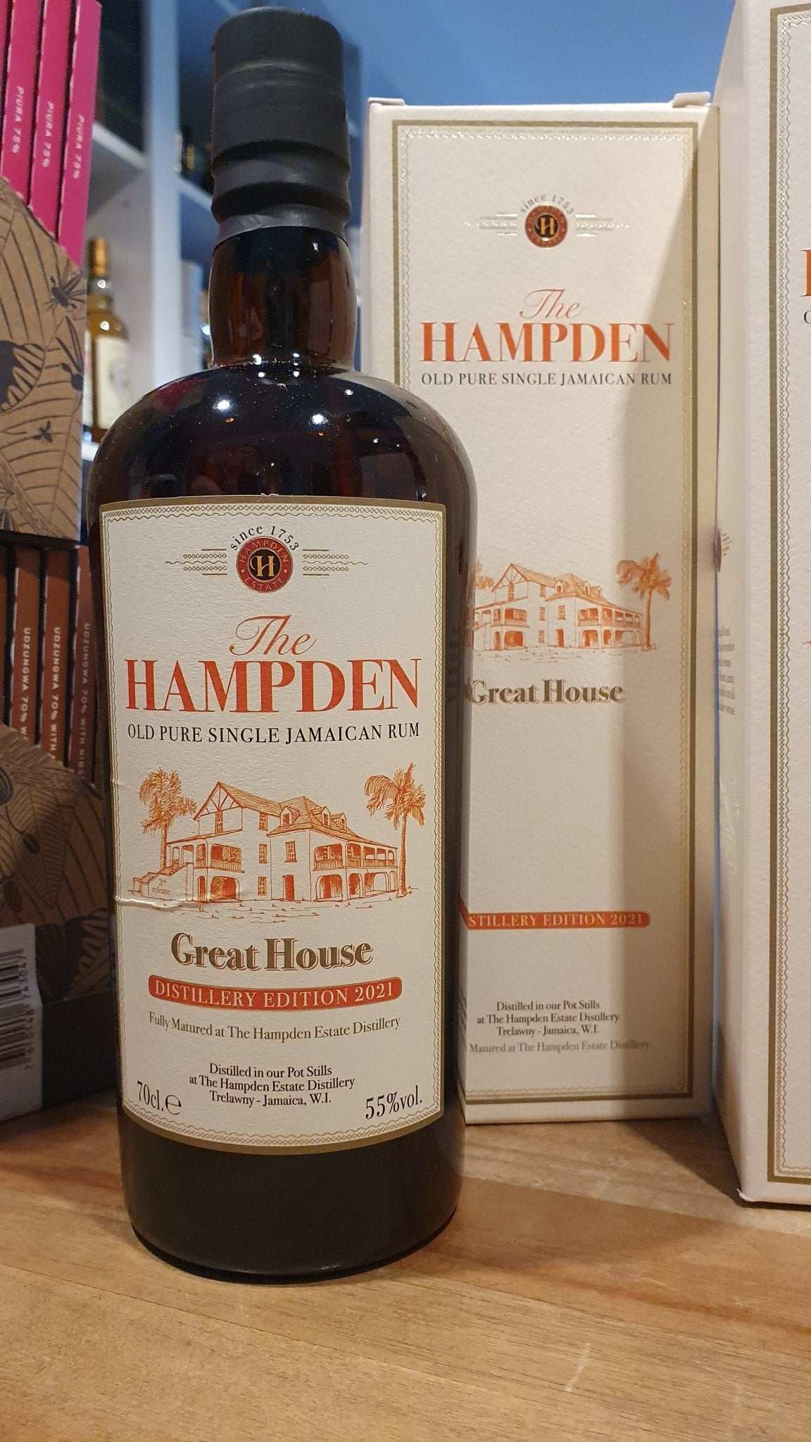 Great House Distillery Edition 2021 Hampden Jamaica 0,7l 55% vol. Rum single cask