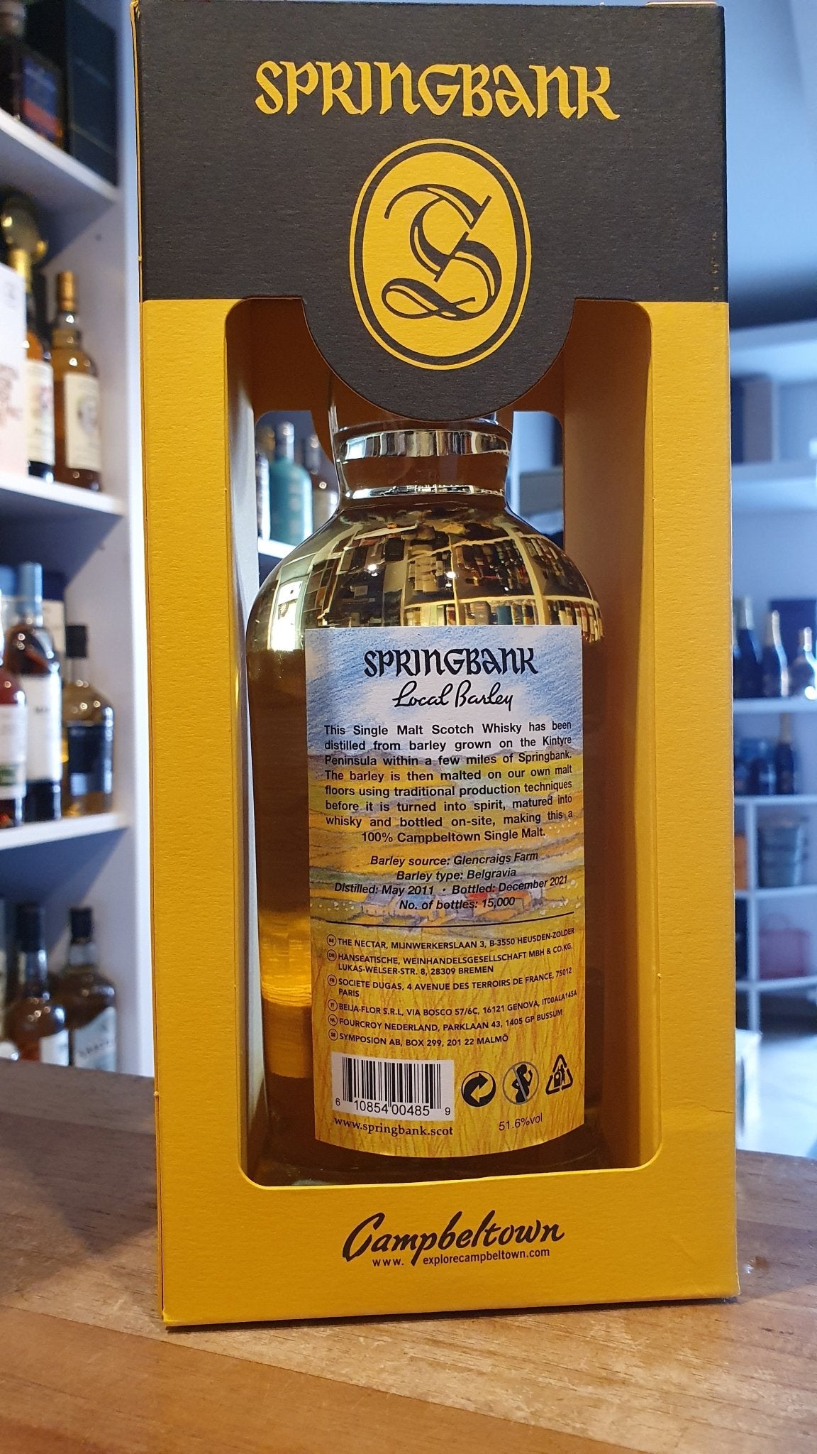 X Springbank Local Barley 10y 0,7l 51,6% vol. Schottland Campbeltown