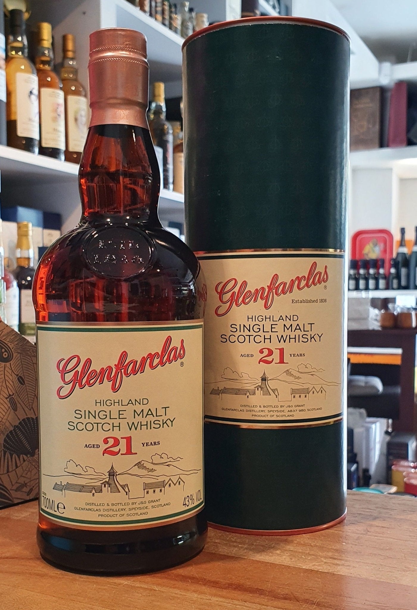 Glenfarclas 21y single malt scotch whisky 0,7l 46% vol. neu
