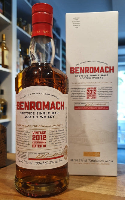 x Benromach Vintage Cask Strength 2012 2022 Batch 01 0,7l 60,2 % vol. Whisky