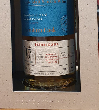 Arran 17y Single Cask 2022 0,7l 50,1% vol.  Whisky bsc Germany exclusiv

limitiert auf 300  Flaschen weltweit


