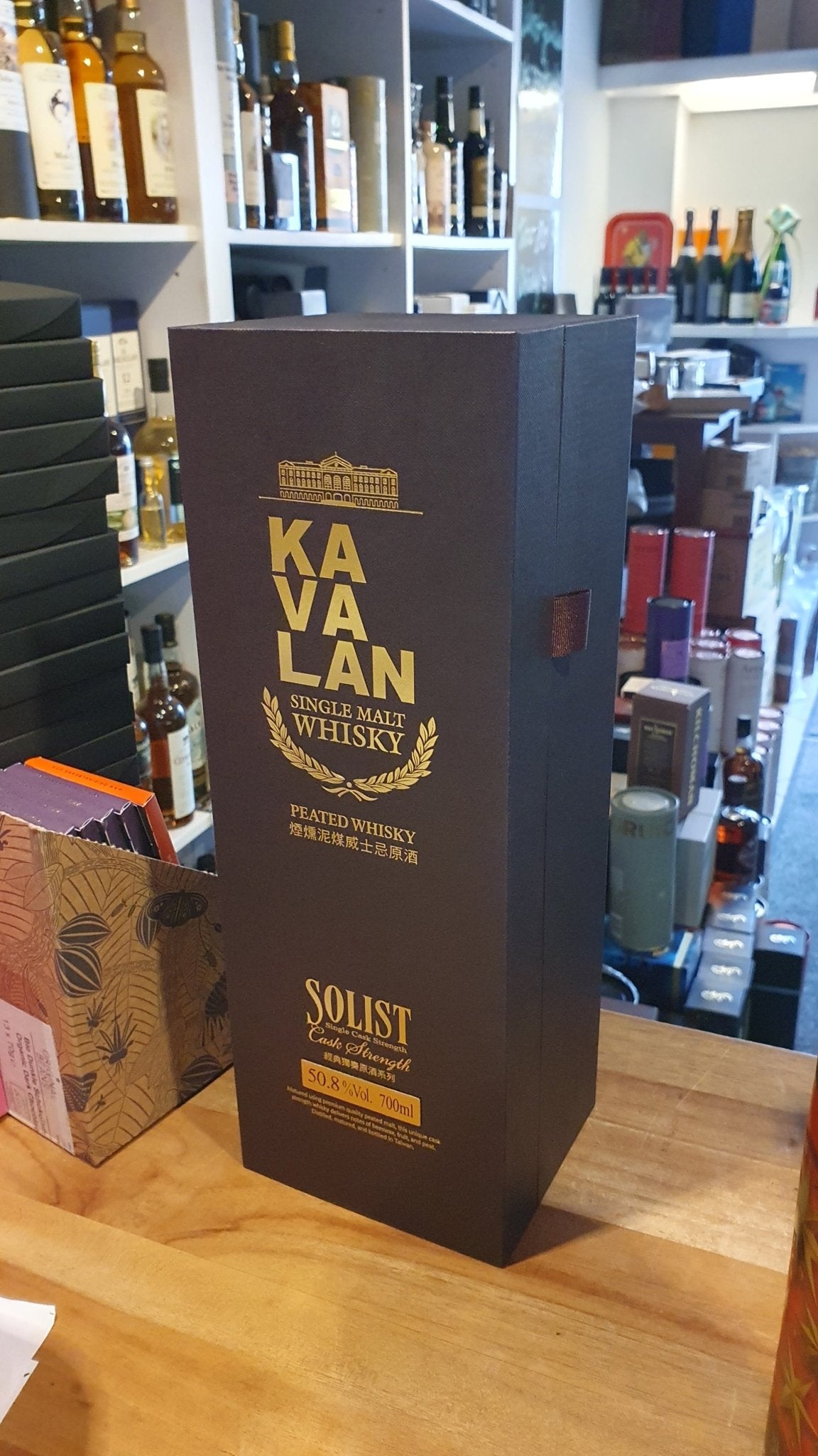 Kavalan Solist Peated 2022 0.7l Fl 50,8%vol. Taiwan Whisky eckig 4046A