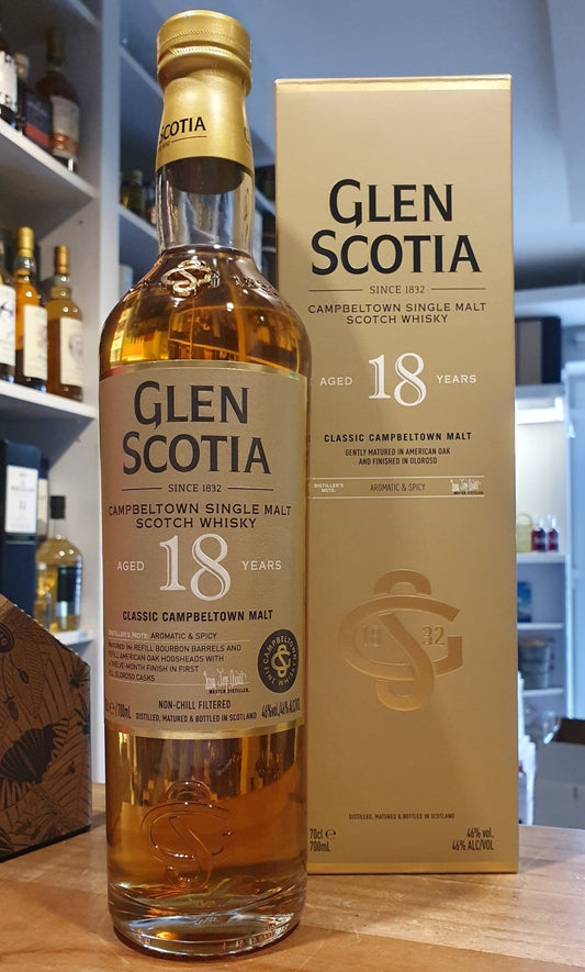 X Glen scotia 18y 0,7l 46%vol. GePa Schottland Campbeltown