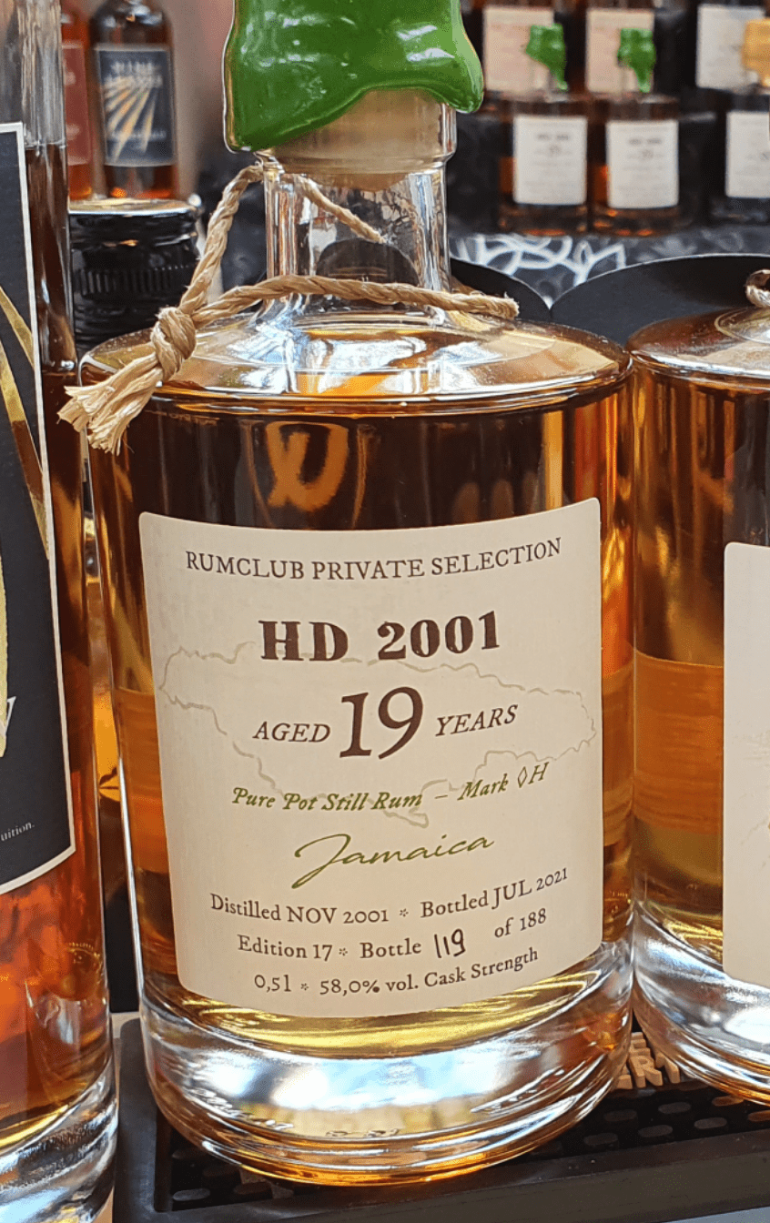 Rumclub Ed.17 HD Hampden 2001 Jamaica 58% vol. 0,5l Single cask Rum club Jamaika