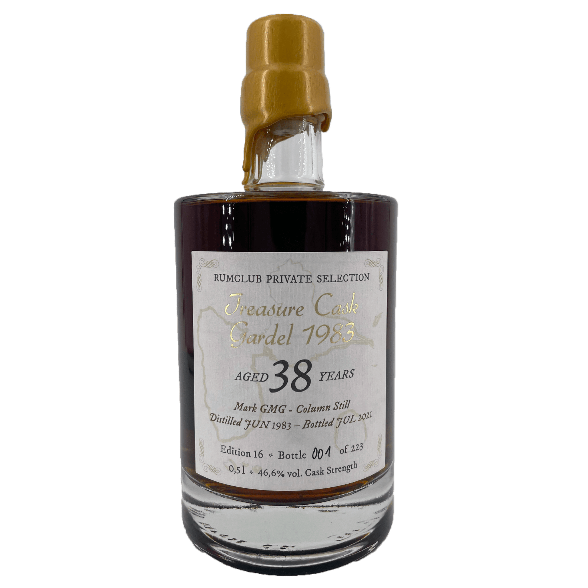 X Rumclub Ed.16 Gardel 38y Treasure Cask 1983 2021 46.6% 0,5l fl Private Rum Selection
