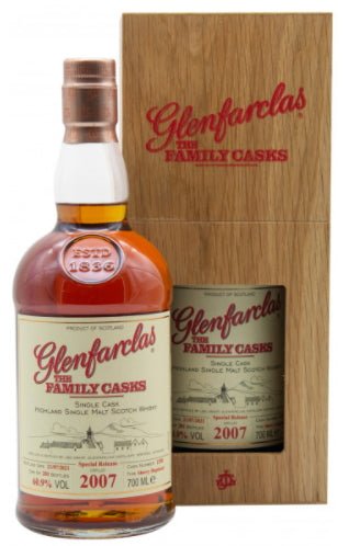 X Glenfarclas Family Single cask 2007 0,7l 60,9% vol. Premium cask strength edition single malt scotch whisky