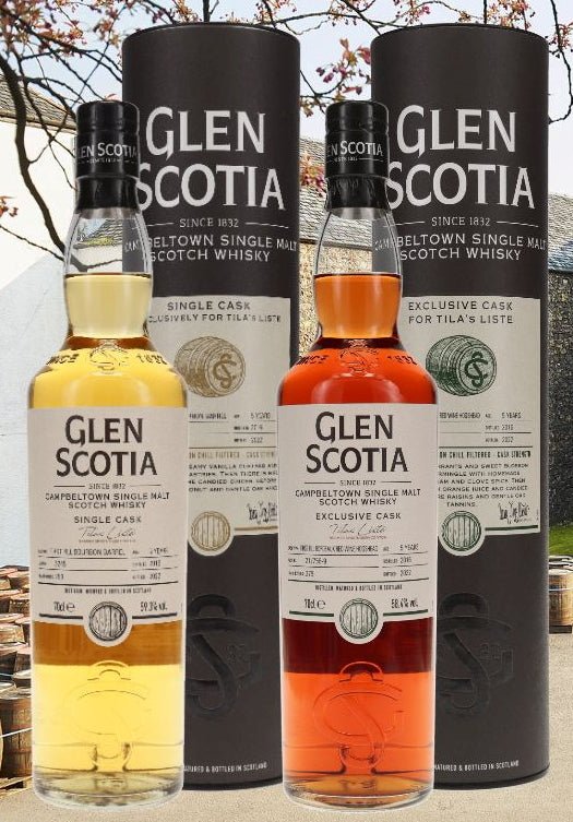 x Glen scotia 2016 Bourbon single cask 0,7l 59,3% vol. Whisky Campbelton Bourbon 3245 BSC