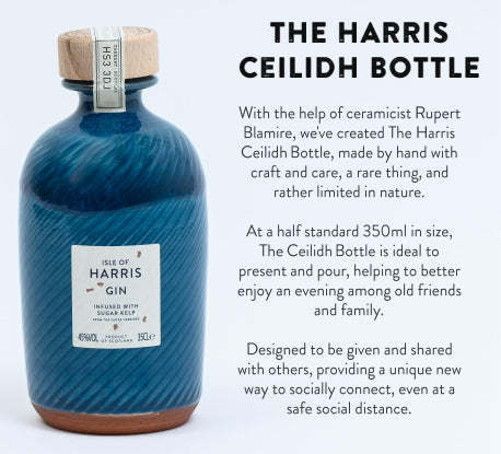 Harris scotch Gin Ceilidh Bottle 0,35l 45% vol. Fl Algen outer hebrid sugar kelp